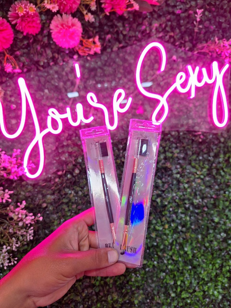 Pincel de Cejas Doble Punta Engol 