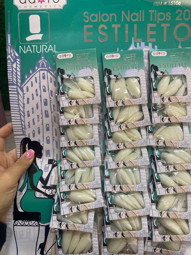 Uña Postiza Stileto Engol (sin decorar)