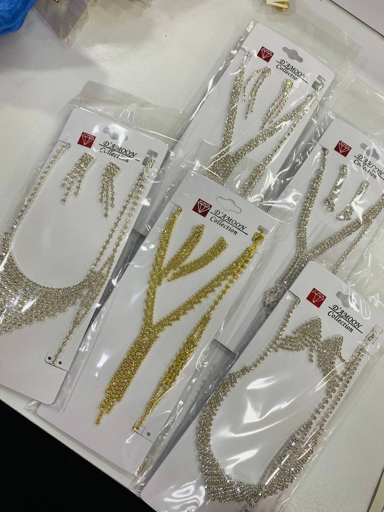 [DA1] Set collar aretes + pulsera D´AMOON
