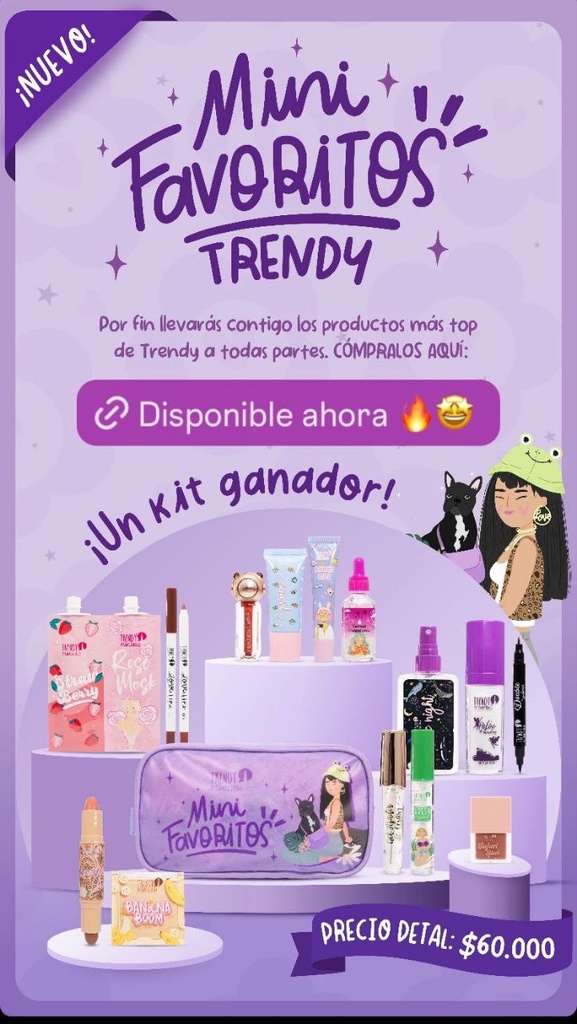 Mini Favoritos Trendy