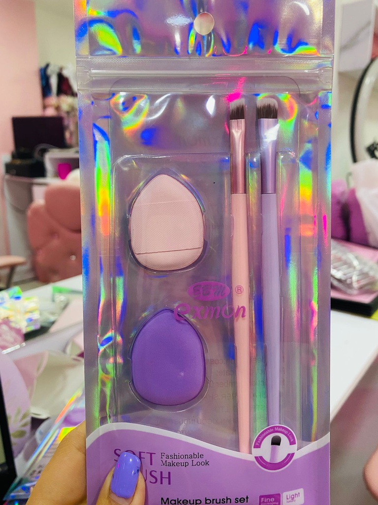 [BC:355] Kit x4 Pincel y Pomos Engol