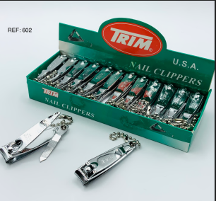 Cortaúñas metálico Pequeño con cadena